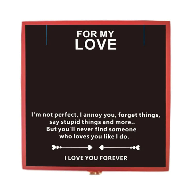 Eternal Flower Box with Necklace & Message - Kim’s Signature Beauty & Accessories    