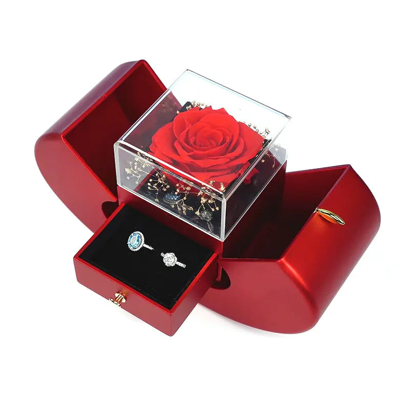 Eternal Flower Box with Necklace & Message - Kim’s Signature Beauty & Accessories    