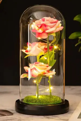 Eternal Love Rose Dome with LED Lights - Kim’s Signature Beauty & Accessories    