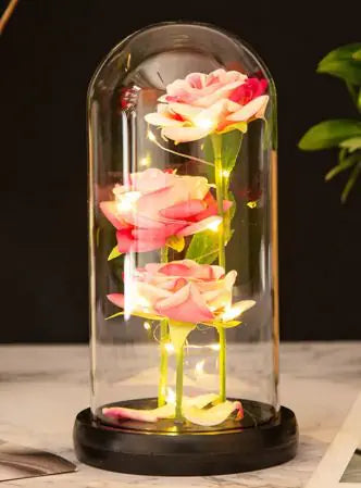 Eternal Love Rose Dome with LED Lights - Kim’s Signature Beauty & Accessories    