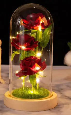 Eternal Love Rose Dome with LED Lights - Kim’s Signature Beauty & Accessories    