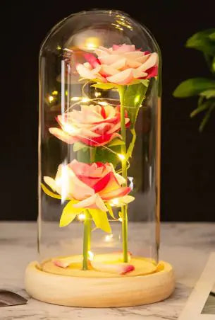 Eternal Love Rose Dome with LED Lights - Kim’s Signature Beauty & Accessories    