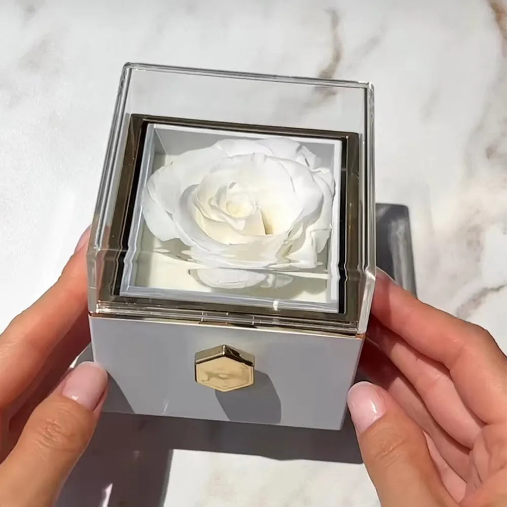 Eternal Rose Jewelry Ring Box - Kim’s Signature Beauty & Accessories    