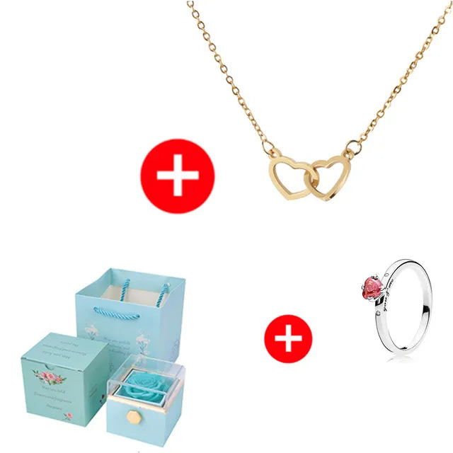 Eternal Rose Jewelry Ring Box - Kim’s Signature Beauty & Accessories    