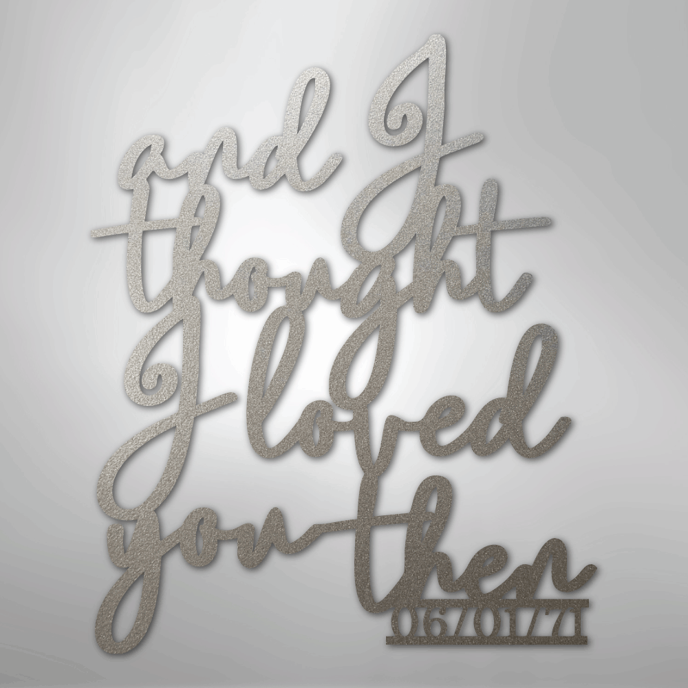 Ever Growing Love - Steel Sign - Kim’s Signature Beauty & Accessories