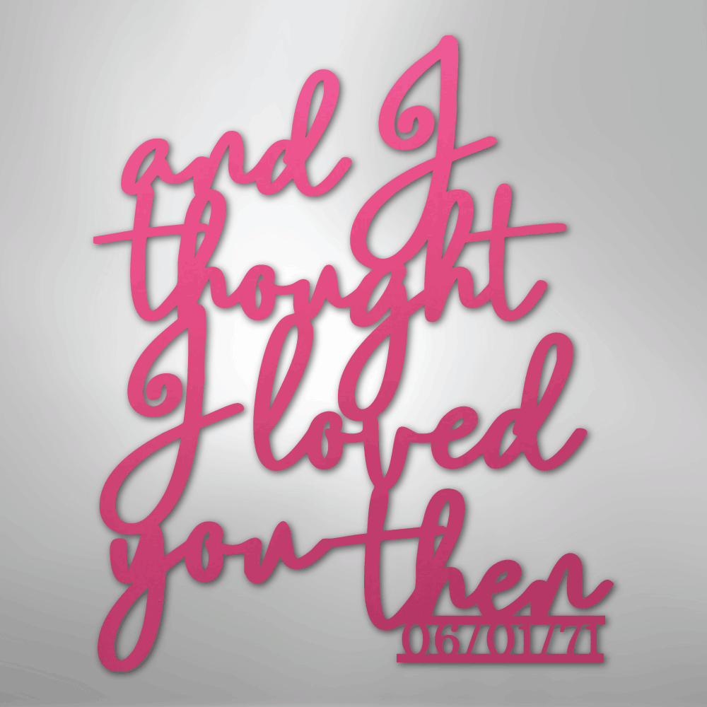 Ever Growing Love - Steel Sign - Kim’s Signature Beauty & Accessories