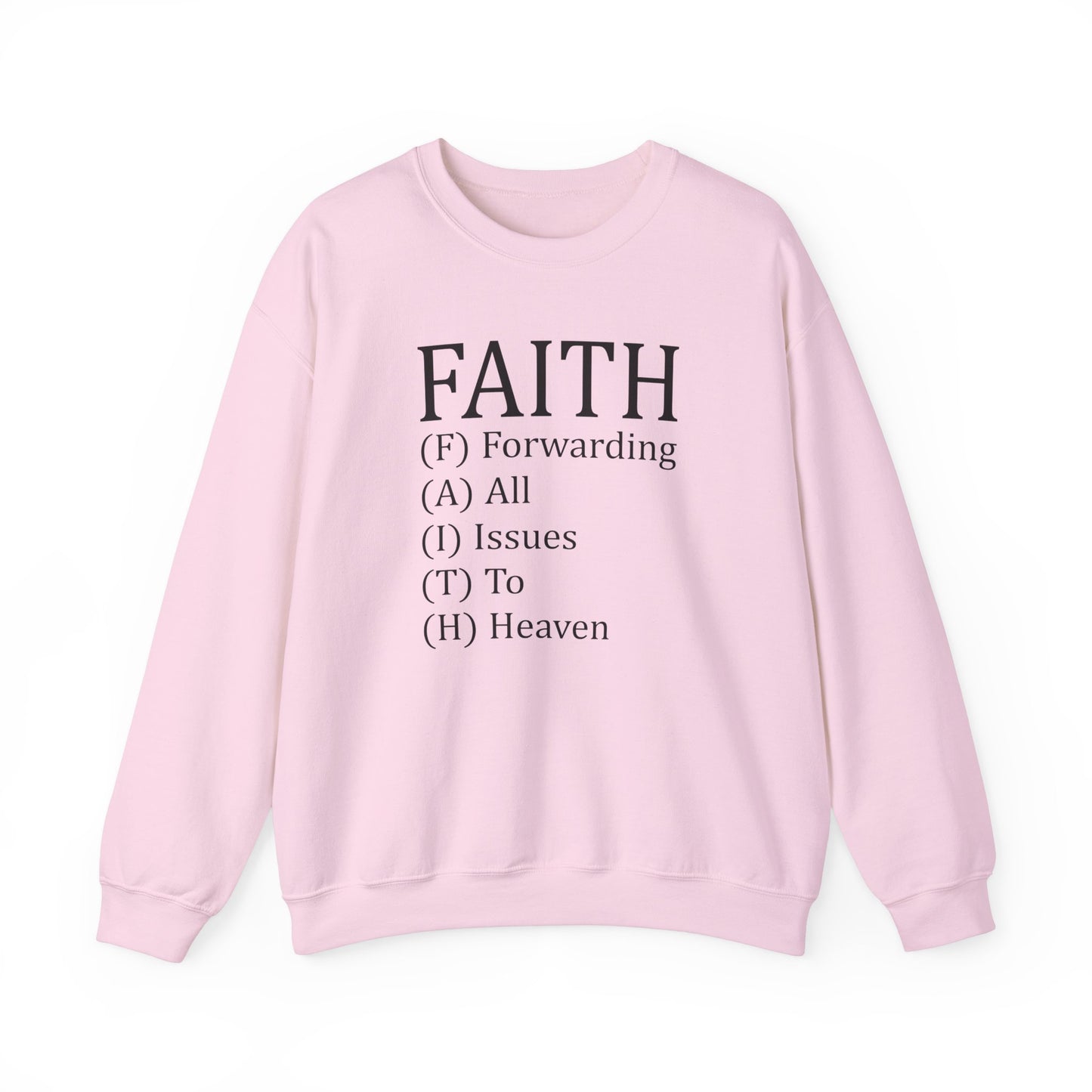 F.A.I.T.H Crewneck Sweatshirt - Kim’s Signature Beauty & Accessories    