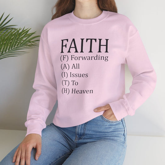 F.A.I.T.H Crewneck Sweatshirt - Kim’s Signature Beauty & Accessories    