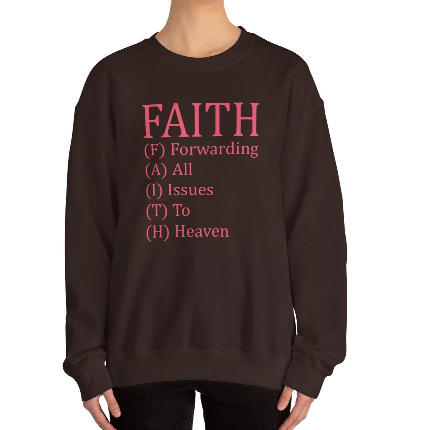 F.A.I.T.H- Sweatshirt - Kim’s Signature Beauty & Accessories    