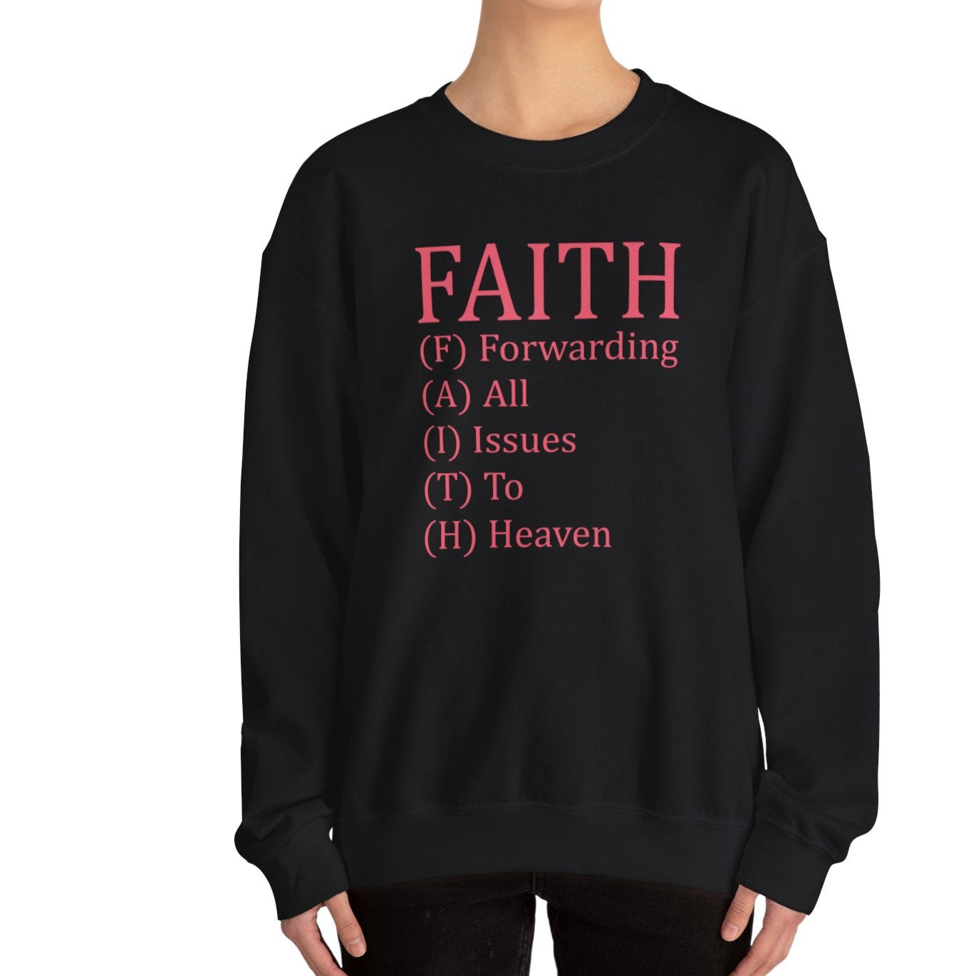 F.A.I.T.H- Sweatshirt - Kim’s Signature Beauty & Accessories    