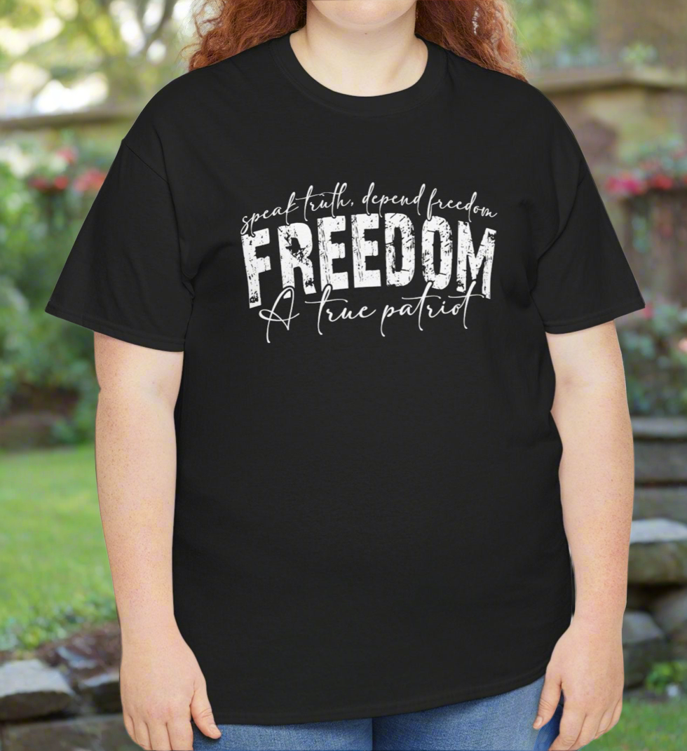 Freedom Kirk Unisex Cotton Tee - Casual Comfort for Every Occasion, Everyday Wear - Kim’s Signature Beauty & Accessories    