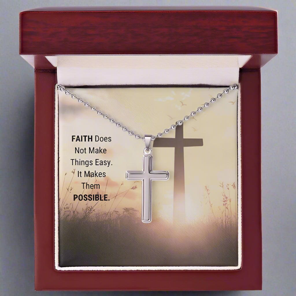 FAITH Cross Necklace - Kim’s Signature Beauty & Accessories    