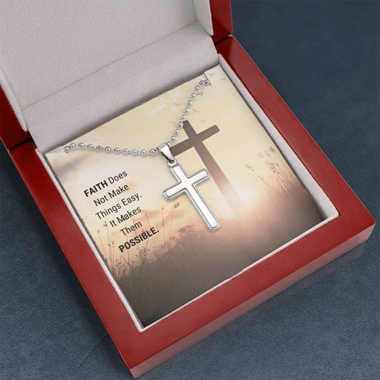 FAITH Cross Necklace - Kim’s Signature Beauty & Accessories    