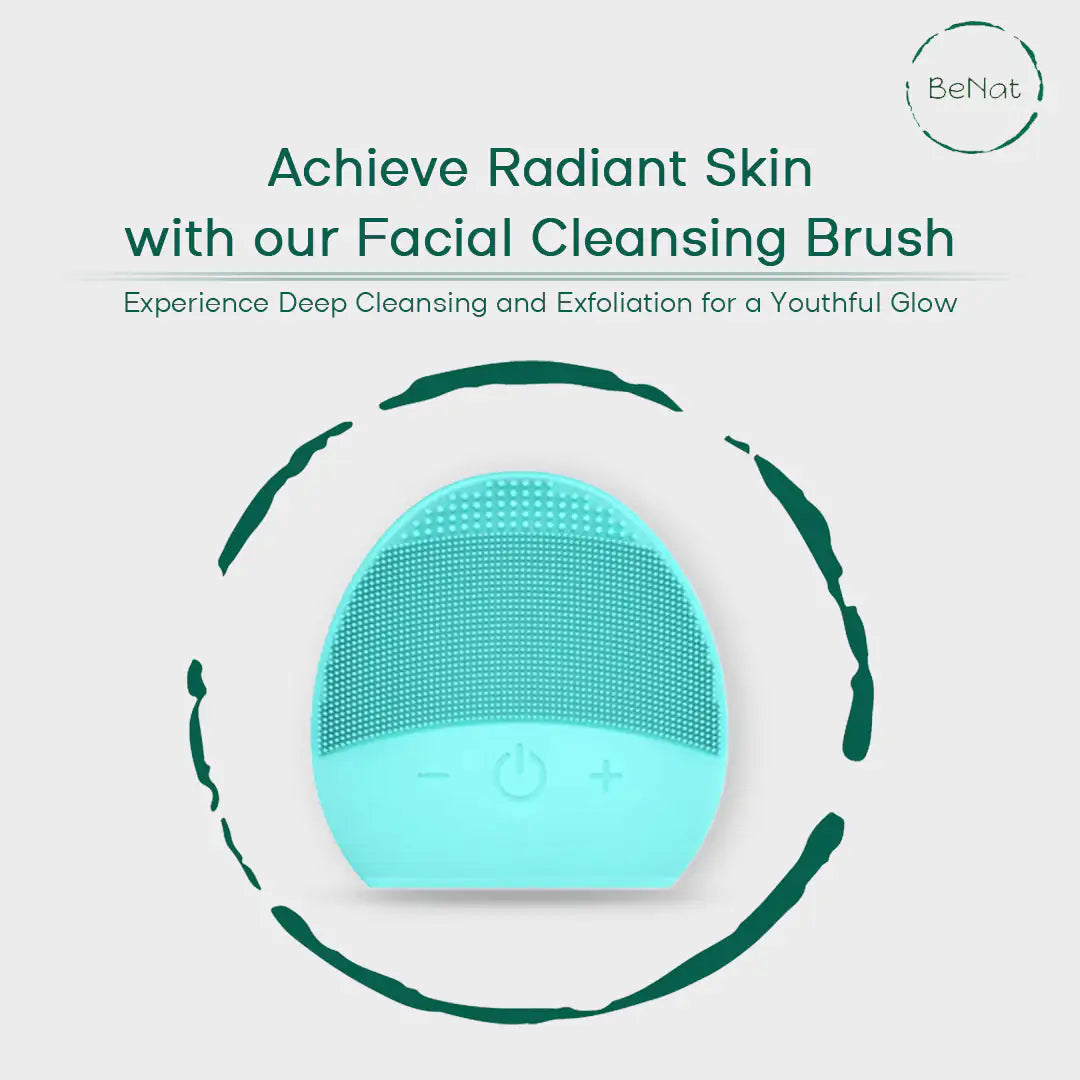 Facial Cleansing Brush – Silicone Deep Clean & Exfoliating Massager - Kim’s Signature Beauty & Accessories    