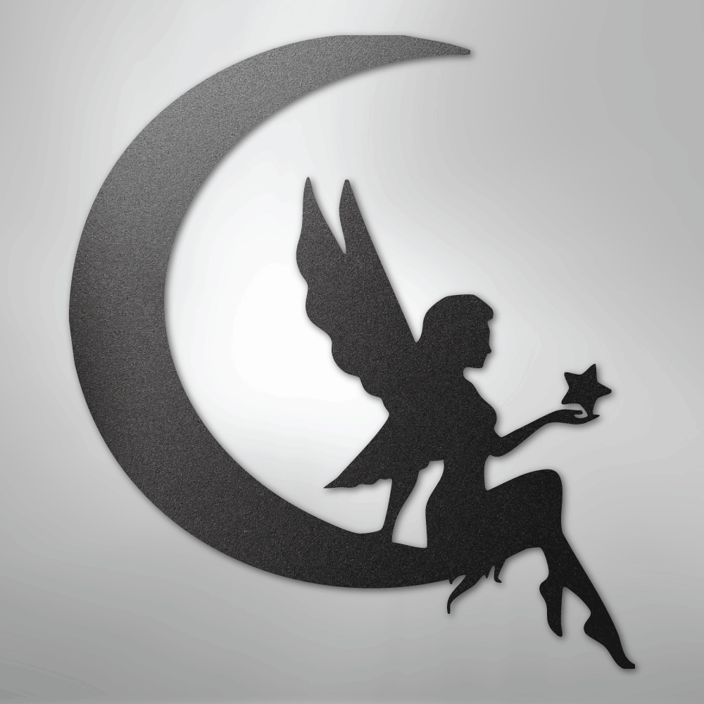 Fairy Moon - Steel Sign - Kim’s Signature Beauty & Accessories