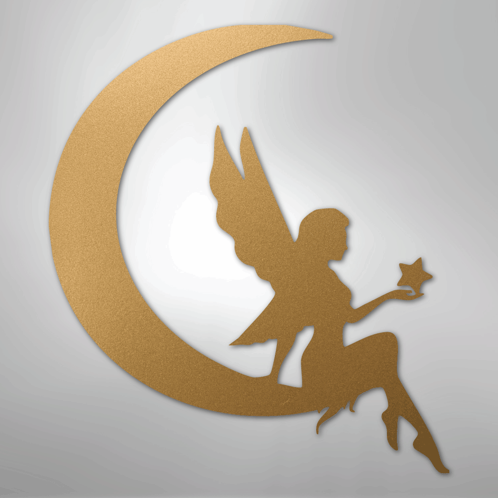 Fairy Moon - Steel Sign - Kim’s Signature Beauty & Accessories