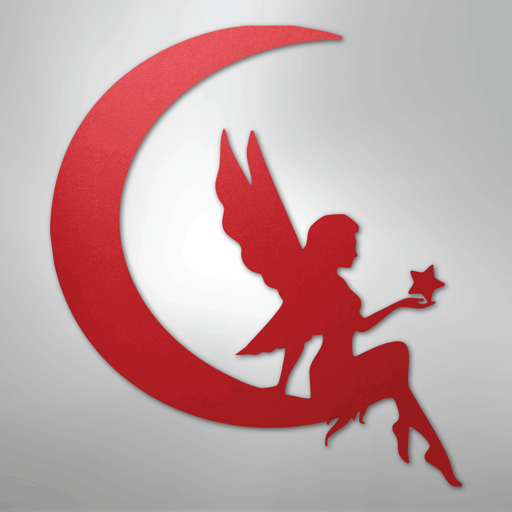 Fairy Moon - Steel Sign - Kim’s Signature Beauty & Accessories