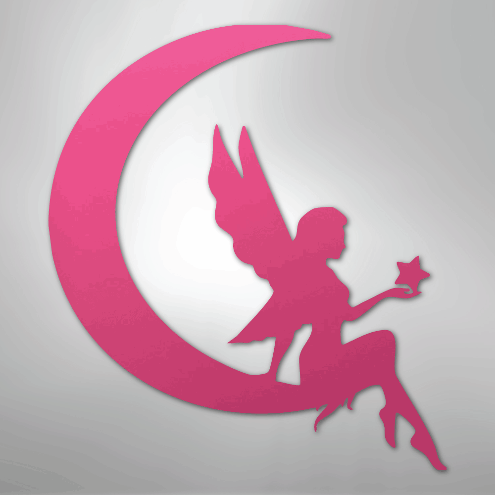 Fairy Moon - Steel Sign - Kim’s Signature Beauty & Accessories