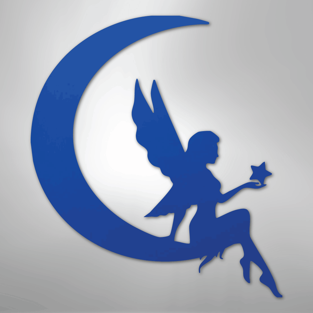 Fairy Moon - Steel Sign - Kim’s Signature Beauty & Accessories