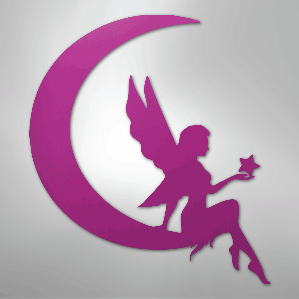 Fairy Moon - Steel Sign - Kim’s Signature Beauty & Accessories