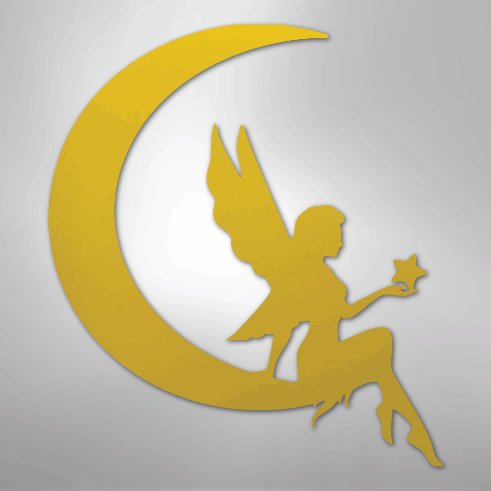 Fairy Moon - Steel Sign - Kim’s Signature Beauty & Accessories