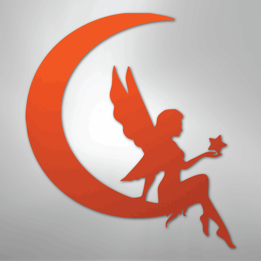 Fairy Moon - Steel Sign - Kim’s Signature Beauty & Accessories