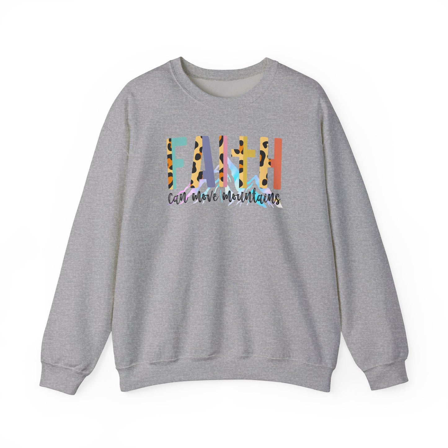 Faith Can Move Mountains Sweatshirt - Kim’s Signature Beauty & Accessories    
