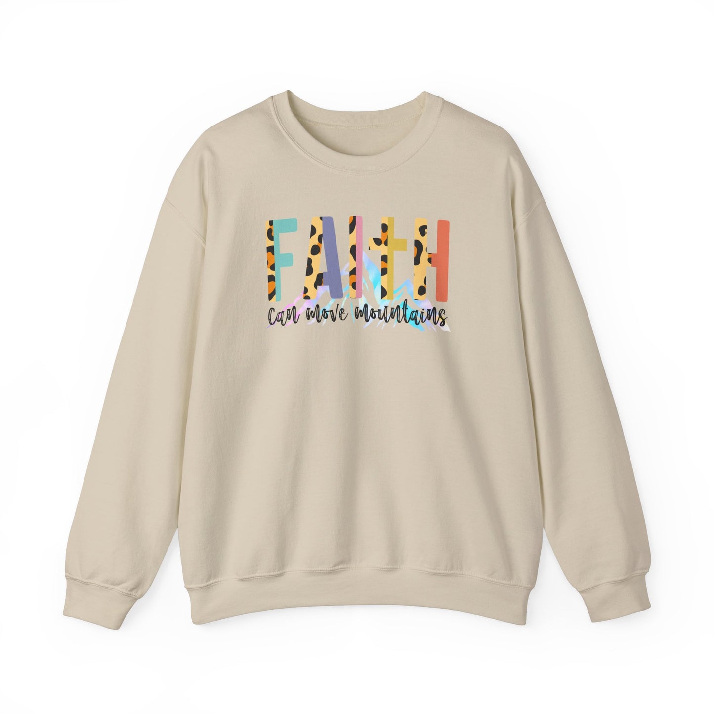 Faith Can Move Mountains Sweatshirt - Kim’s Signature Beauty & Accessories    