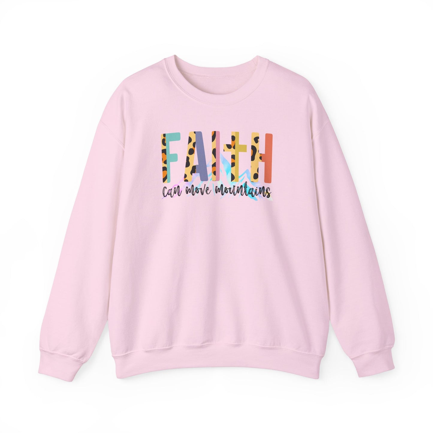 Faith Can Move Mountains Sweatshirt - Kim’s Signature Beauty & Accessories    