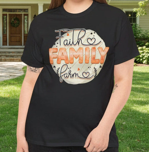 Faith, Family & Farm Christian T-Shirt - Kim’s Signature Beauty & Accessories
