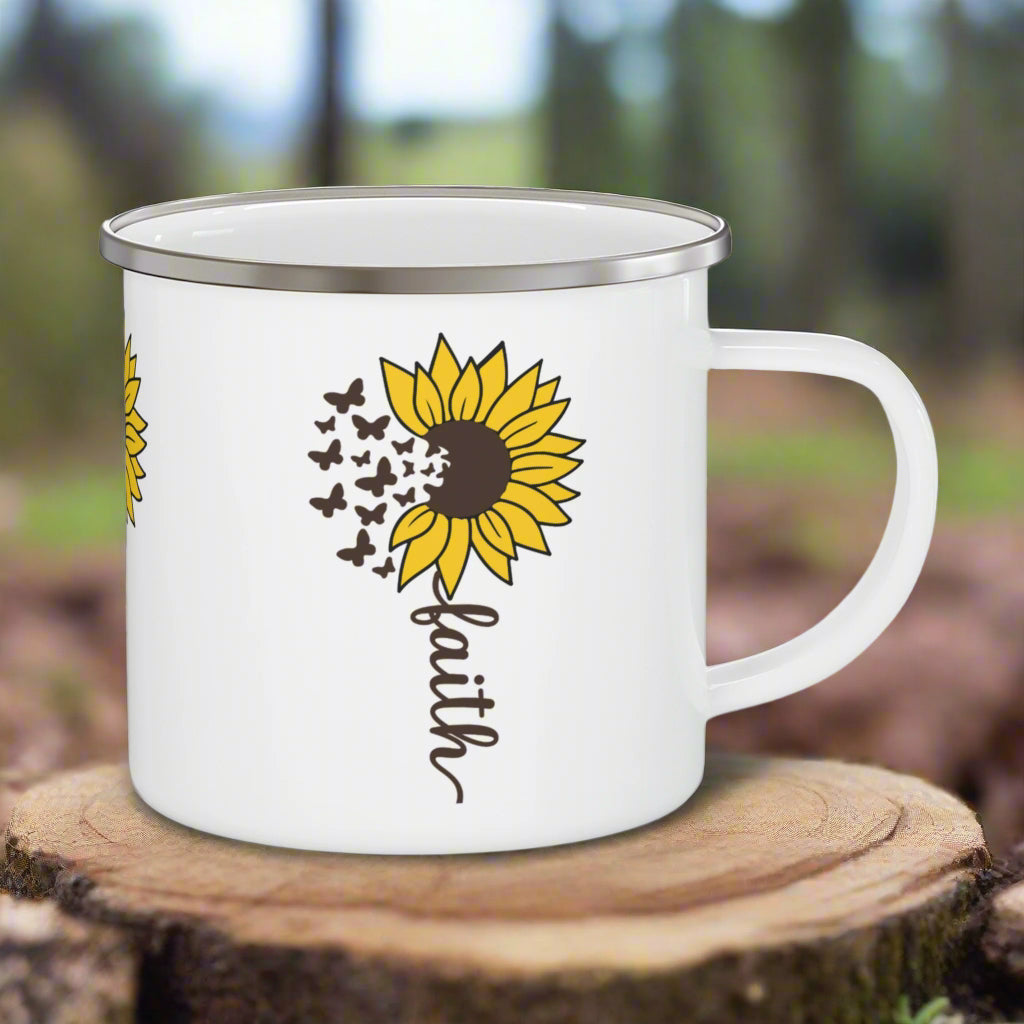 Faith Floral Camping Mug - Kim’s Signature Beauty & Accessories    