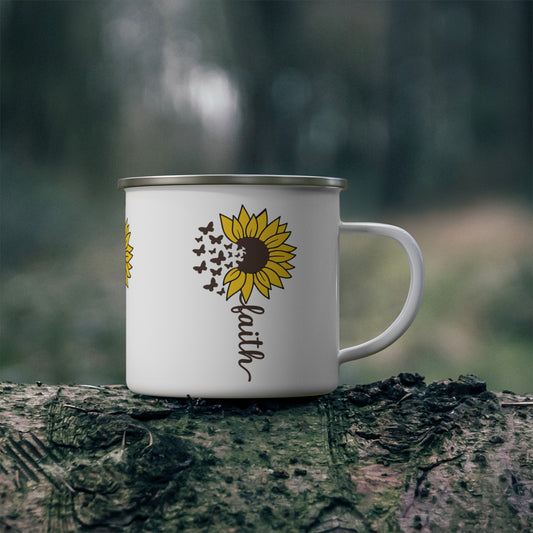 Faith Floral Camping Mug - Kim’s Signature Beauty & Accessories    