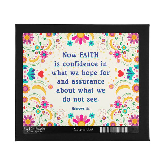Faith - Hebrews 11:1 120-Piece Puzzle - Kim’s Signature Beauty & Accessories    