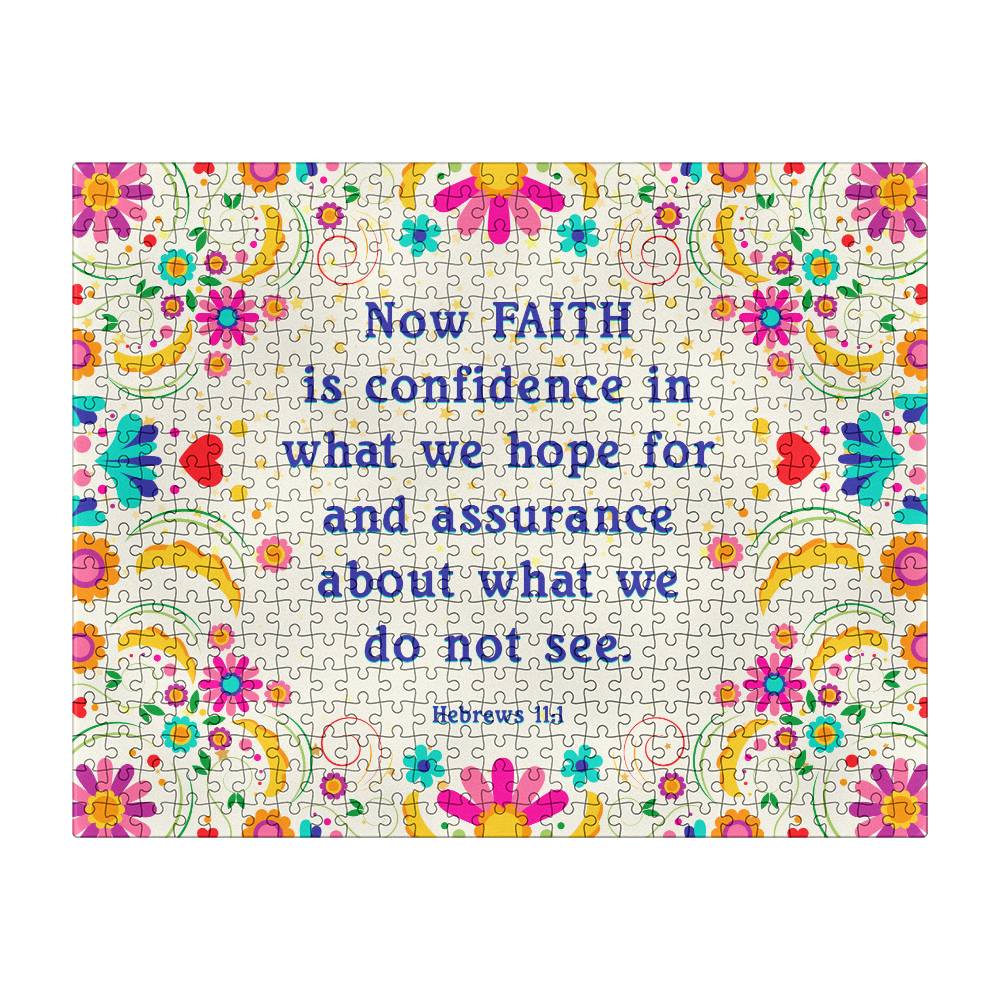 Faith-Hebrews 11:1 Large Puzzle - Kim’s Signature Beauty & Accessories    