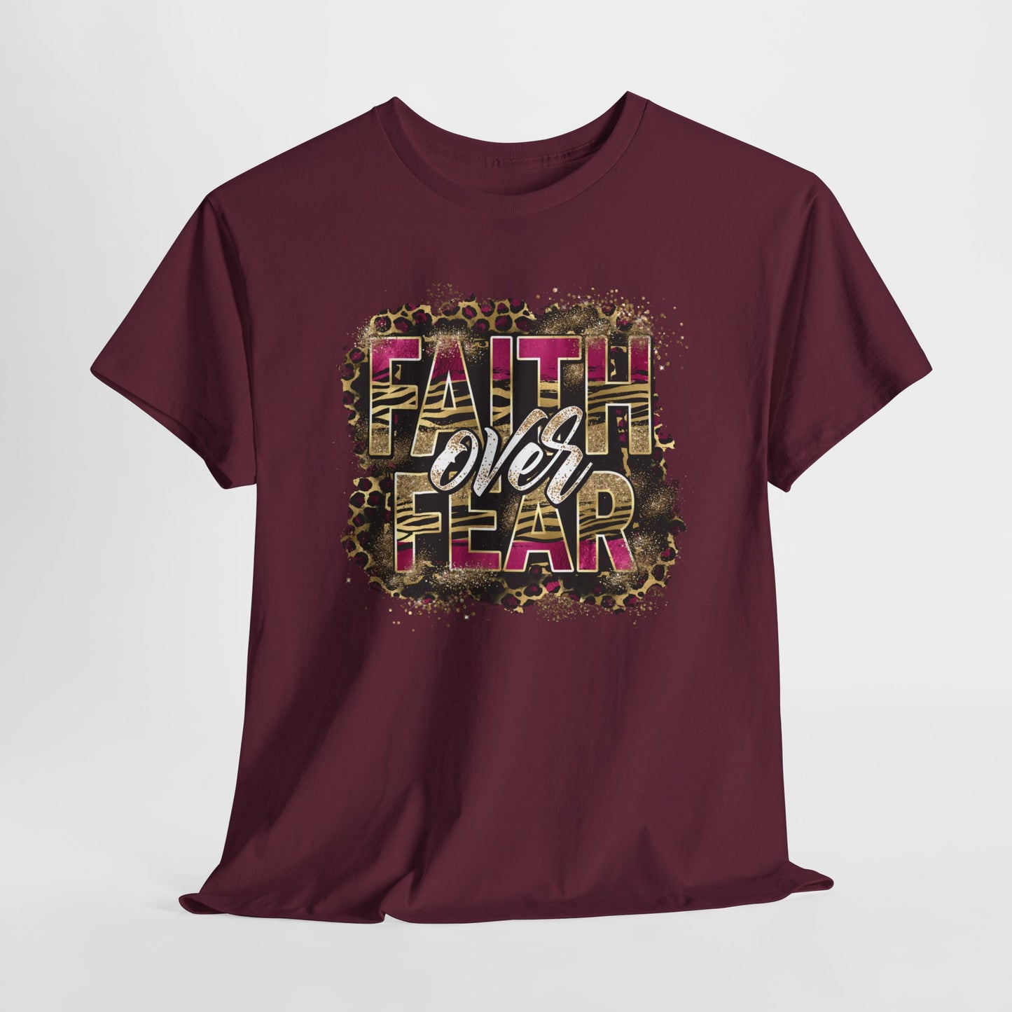 Faith Over Fear | Cotton Tee - Kim’s Signature Beauty & Accessories    