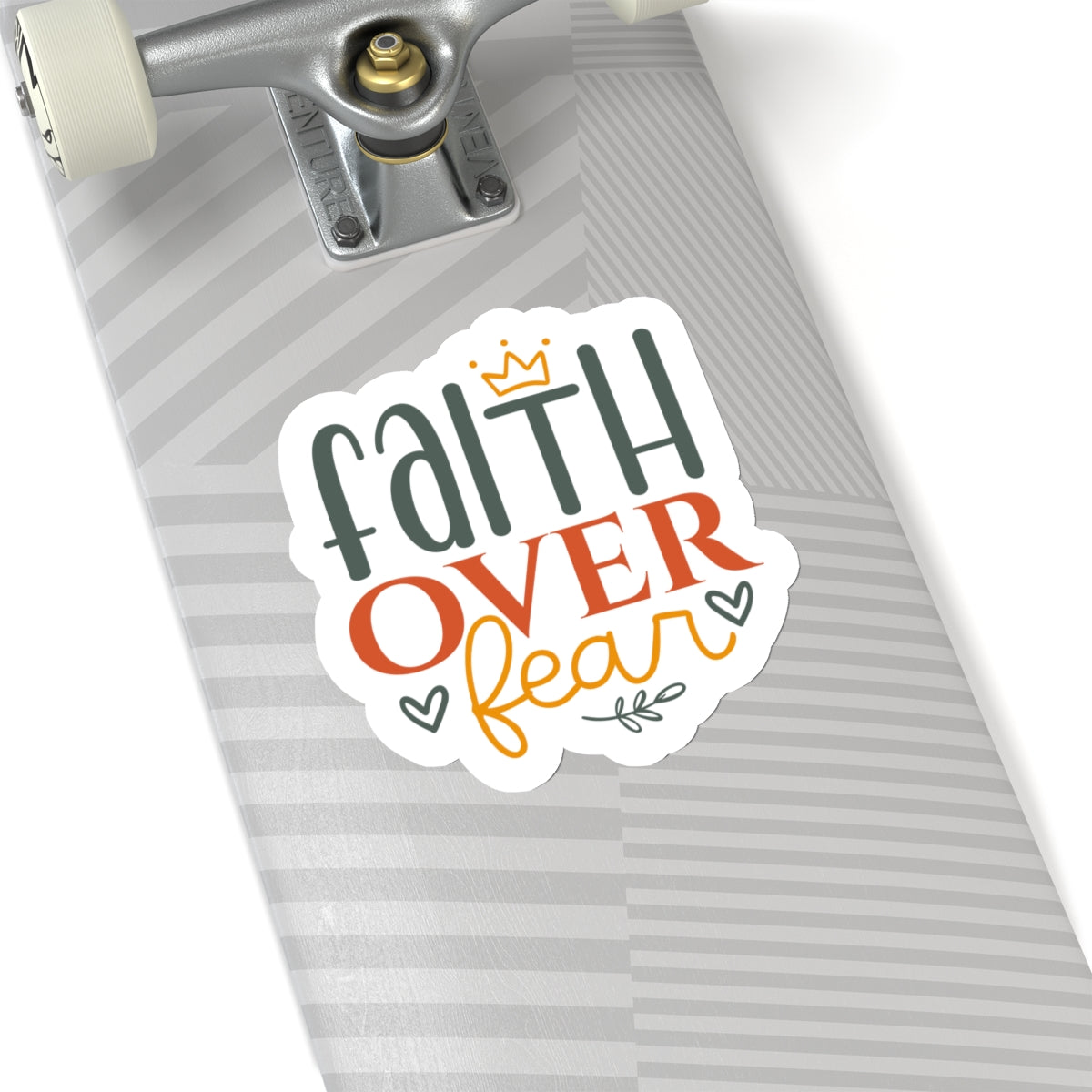 Faith Over Fear Sticker - Kim’s Signature Beauty & Accessories    
