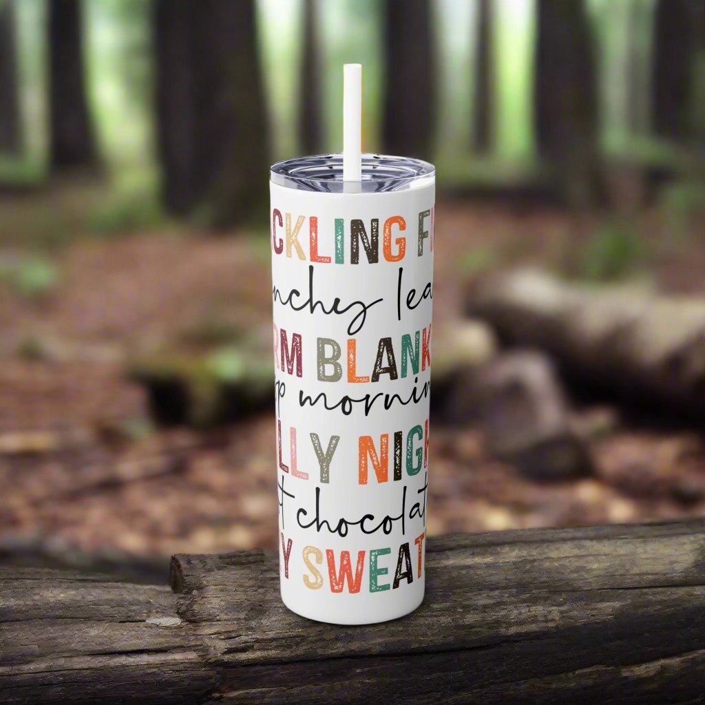 Fall Campfire Skinny 20oz Tumbler - Kim’s Signature Beauty & Accessories    