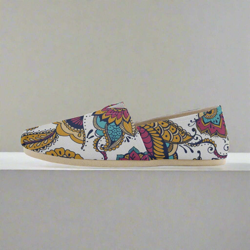 Fall Paisley Canvas Toms Shoes - Kim’s Signature Beauty & Accessories    