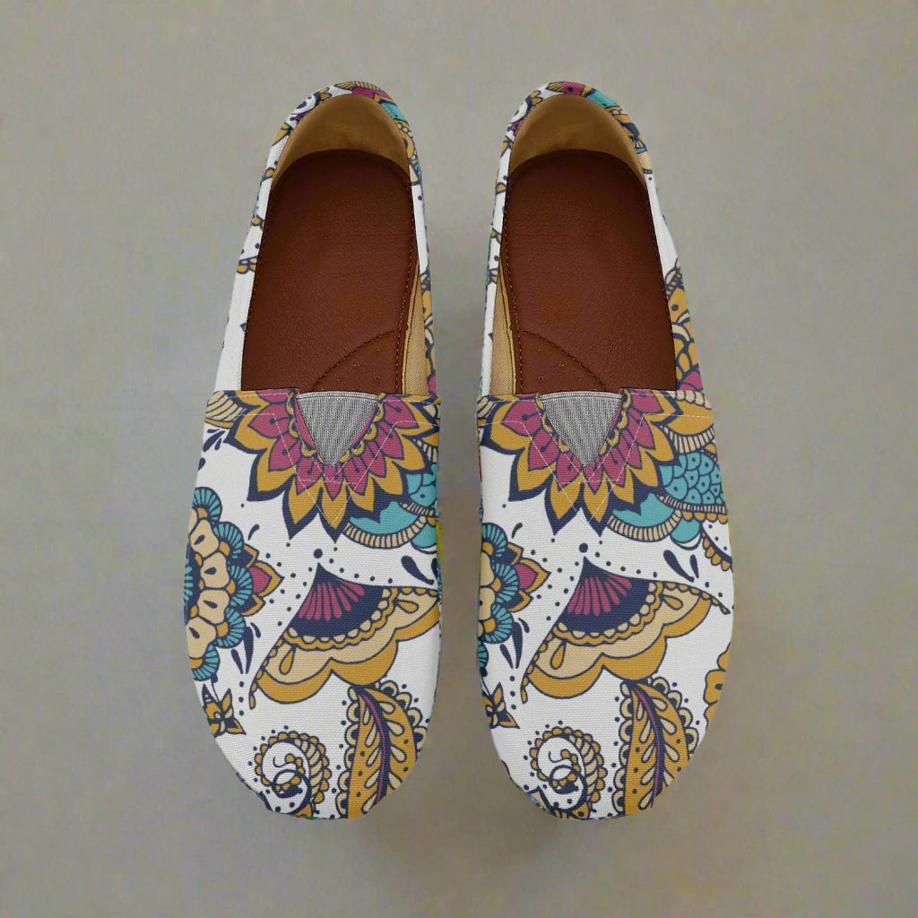 Fall Paisley Canvas Toms Shoes - Kim’s Signature Beauty & Accessories    
