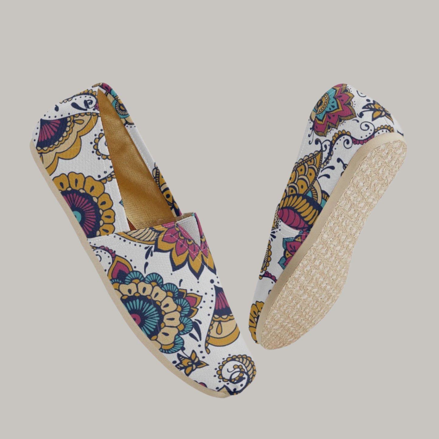 Fall Paisley Canvas Toms Shoes - Kim’s Signature Beauty & Accessories    