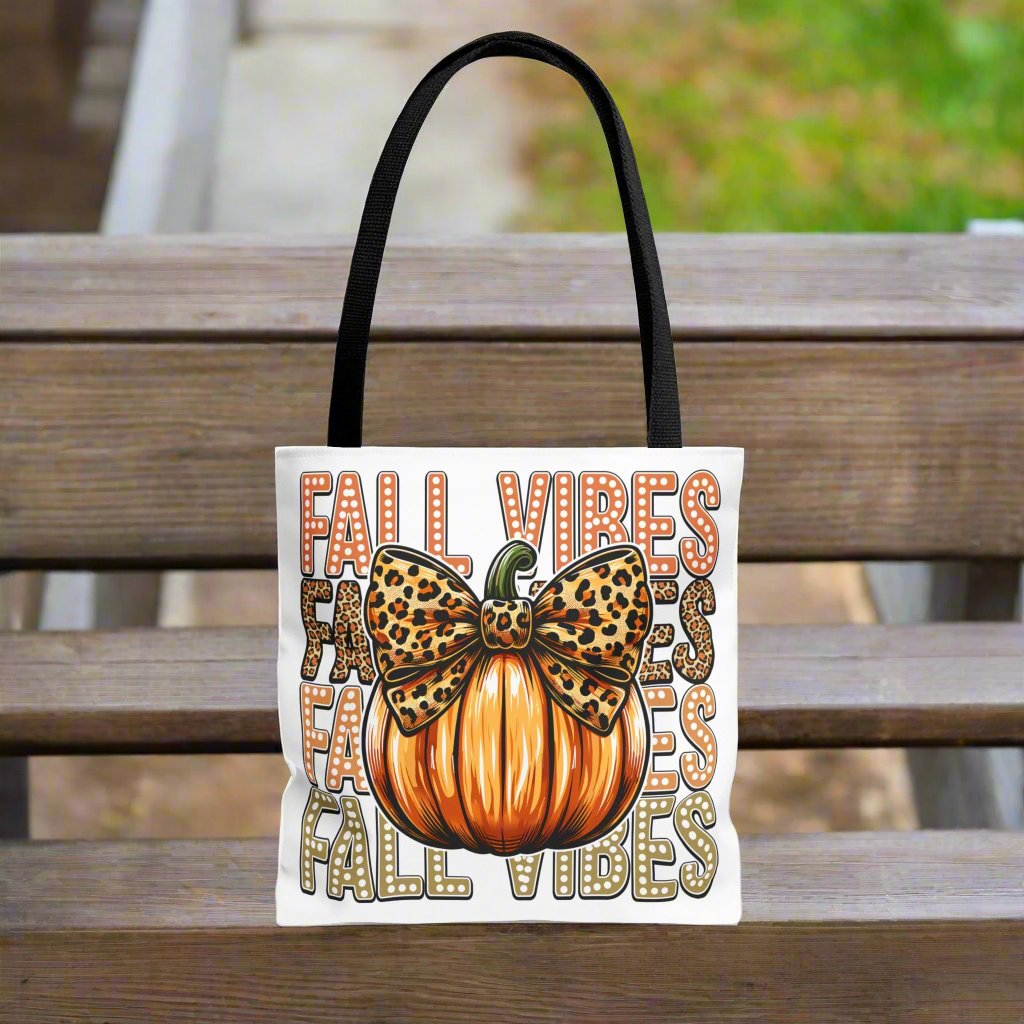 Fall Vibes Tote Bag - Kim’s Signature Beauty & Accessories    