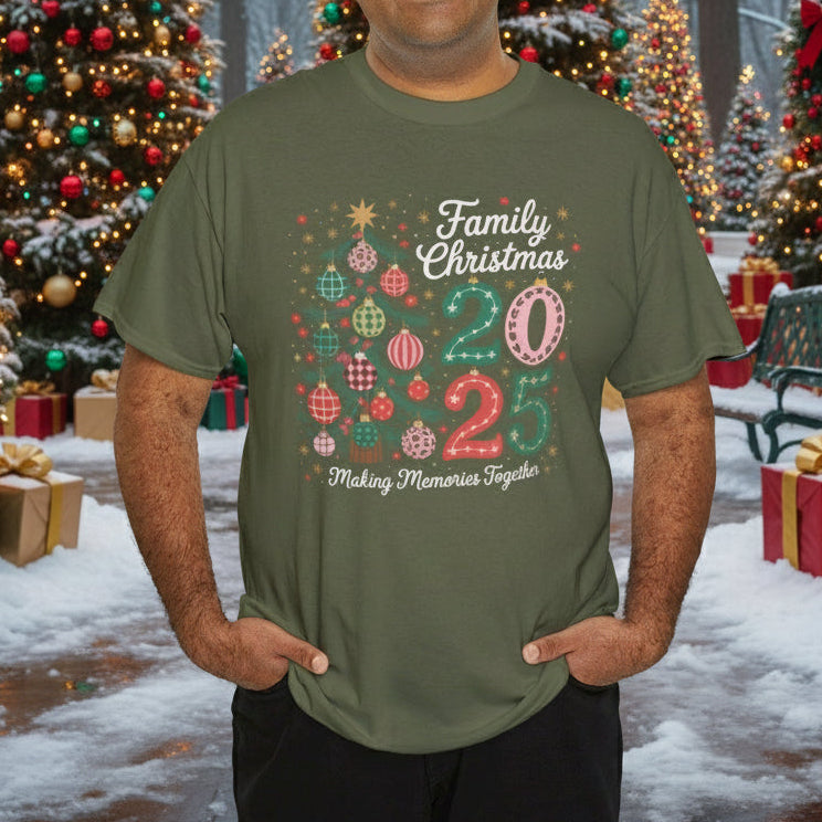 Family Christmas 2025 T-Shirt – Making Memories Together Holiday Tee - Kim’s Signature Beauty & Accessories    