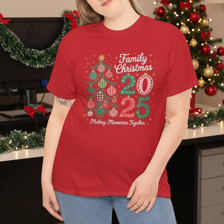 Family Christmas 2025 T-Shirt – Making Memories Together Holiday Tee - Kim’s Signature Beauty & Accessories    