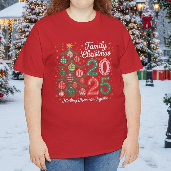 Family Christmas 2025 T-Shirt – Making Memories Together Holiday Tee - Kim’s Signature Beauty & Accessories    