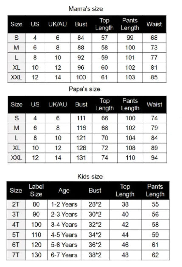 Family Christmas Pajamas Set - Kim’s Signature Beauty & Accessories    