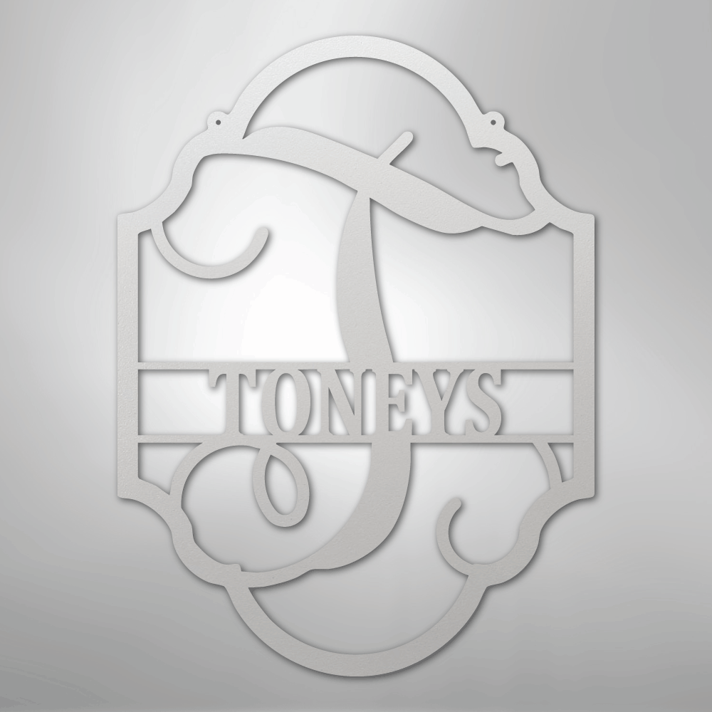 Family Name Plaque - Steel Sign - Kim’s Signature Beauty & Accessories