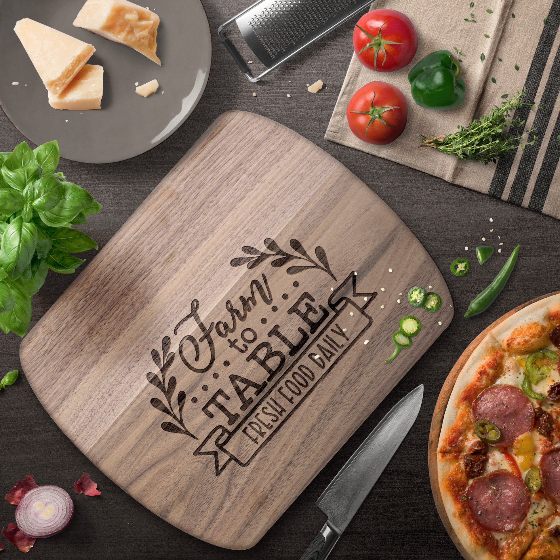 Farm To The Table Cutting Board - Kim’s Signature Beauty & Accessories    (Store description)