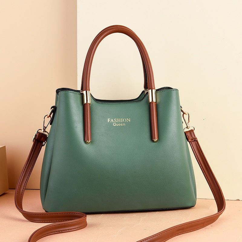 Fashion Women's PU Leather Bucket Handbag - Kim’s Signature Beauty & Accessories