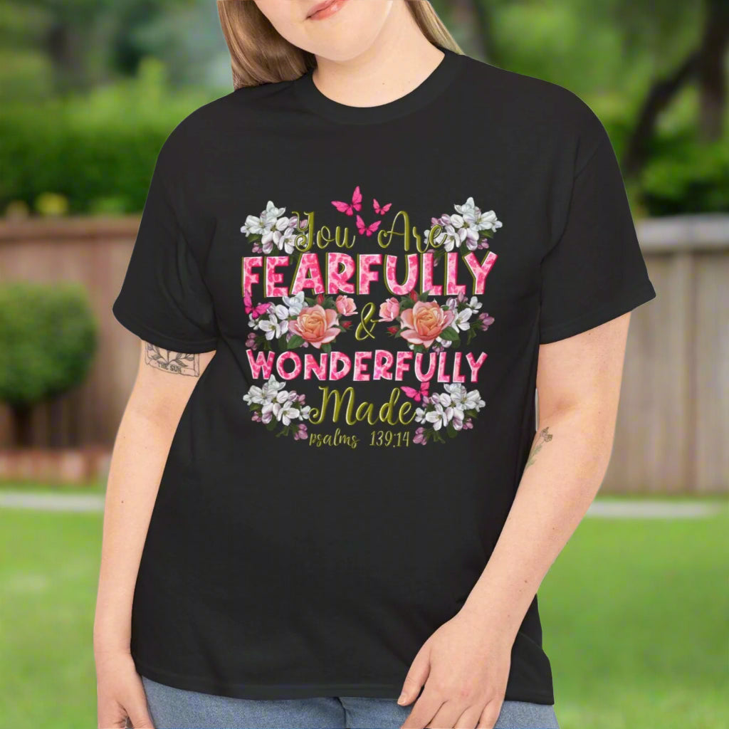 Fearfully & Wonderfully Made Tee - Kim’s Signature Beauty & Accessories    
