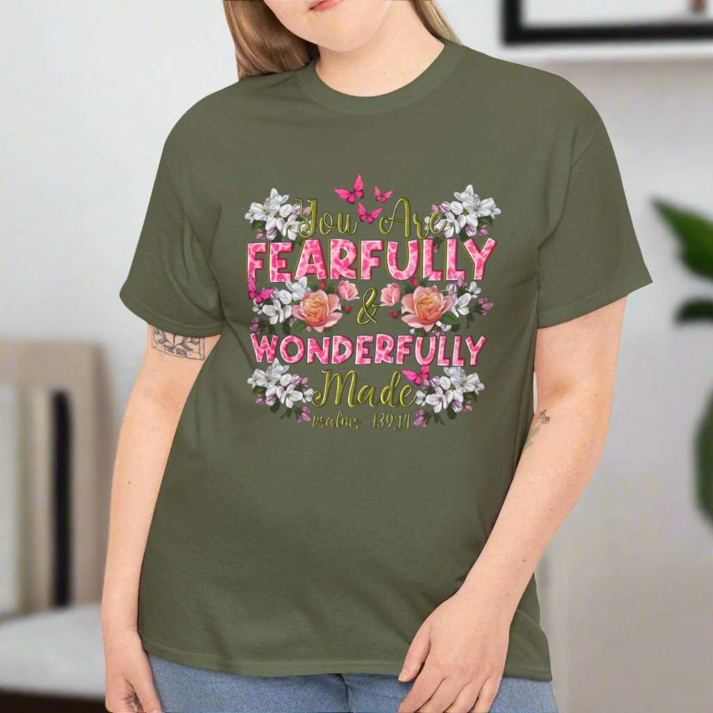 Fearfully & Wonderfully Made Tee - Kim’s Signature Beauty & Accessories    